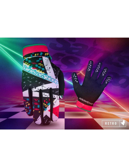 Guantes de Motocross Saints of Speed Retro, Medianos, Transpirables