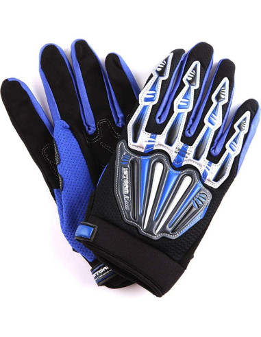 Guantes de Ciclismo WOW MXA008 Azul XL Ajustables