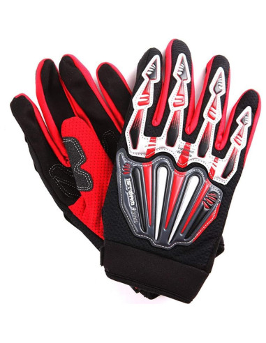 Guantes de Ciclismo WOW MXA008 Rojos para Motocross