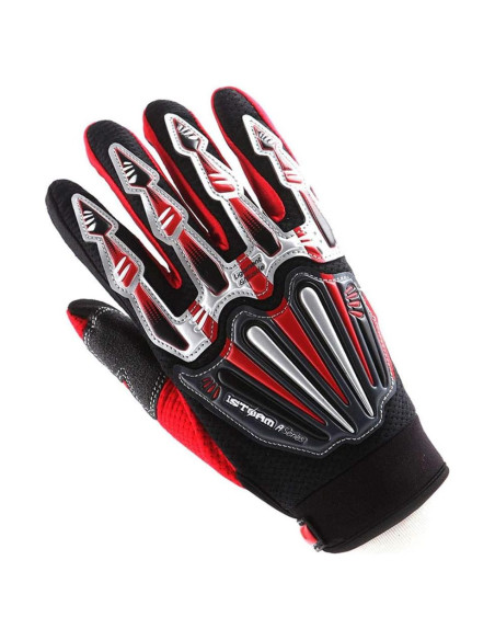 Guantes de Ciclismo WOW MXA008 Rojos XXL Ajustables