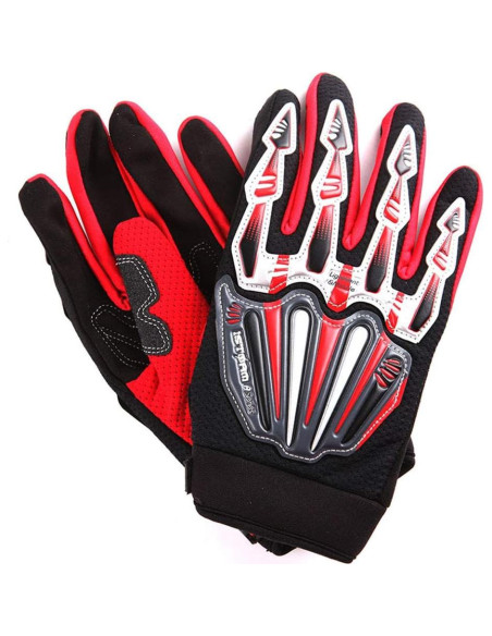 Guantes de Ciclismo WOW MXA008 Rojos XXL Ajustables