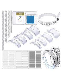 Ajustador de Tamaño de Anillo Hicarer 69 Piezas Transparente