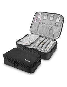 Bolsa Organizadora de Joyería ProCase Negra 23.1x17x7 cm