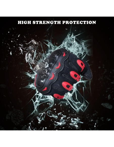 Guantes de Ciclismo 1Storm MCS17 Azul Táctil Reforzados