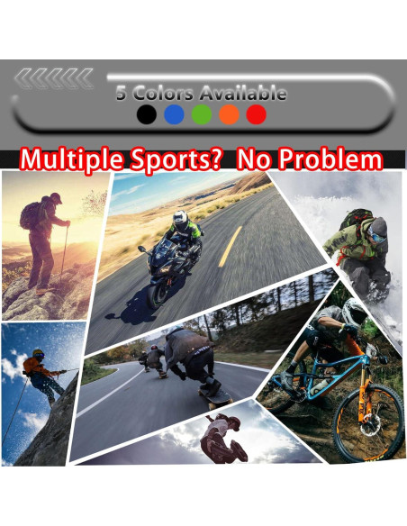 Guantes de Ciclismo 1Storm MCS17 Azul Táctil Reforzados