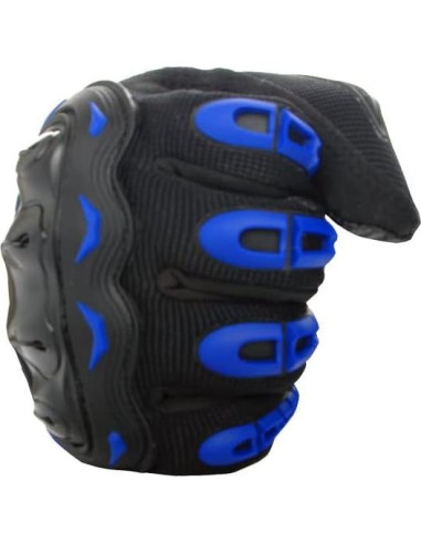 Guantes de Ciclismo 1Storm MCS17 Azul Táctil Reforzados
