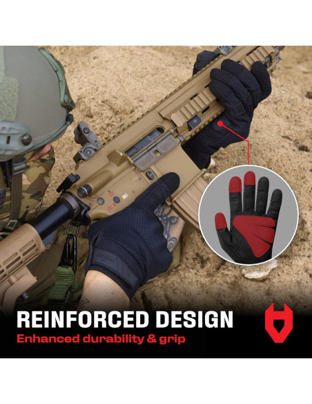 Guantes Tácticos NoCry para Hombre con Protección de Nudillos