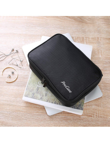Bolsa Organizadora de Joyería ProCase Negra 23.1x17x7 cm