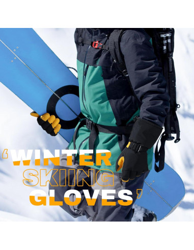 Guantes de Invierno OZERO Mitones Térmicos Impermeables