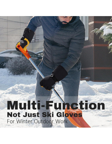 Guantes de Invierno OZERO Mitones Térmicos Impermeables