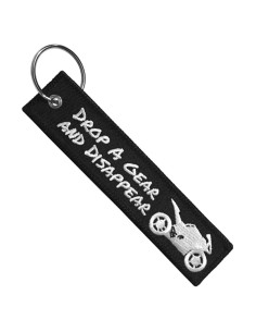 Llavero MotoLoot Drop a Gear y Disappear 3x13 cm