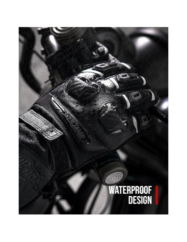 Guantes de Motocicleta Grapelet Invierno XL Impermeables
