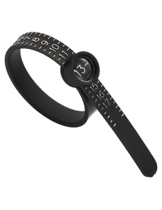 Medidor de Talla de Anillo King Will 0-17 Reutilizable 27 PCS