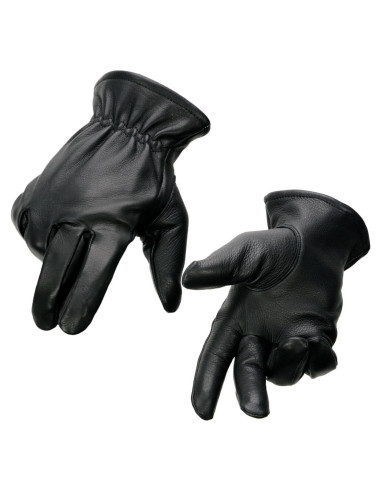 Guantes de motocicleta Milwaukee Leather SH858 de cuero negro