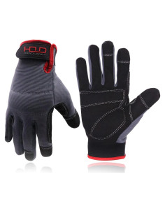 Guantes de Trabajo HANDLANDY Unisex con Pantalla Táctil - Grises