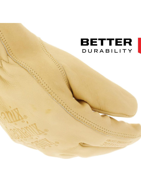 Guante de Cuero Durahide Mechanix Wear Grande Marrón