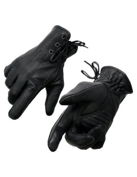 Guantes de Moto Milwaukee Leather MG7770 Cuero Negro 3X