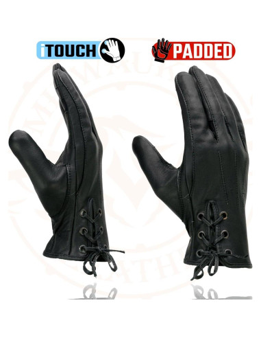 Guantes de Moto Milwaukee Leather MG7770 Cuero Negro 3X