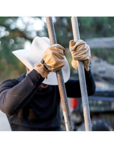 Guantes de Trabajo Wells Lamont Cuero Vacuno Reforzados XXL