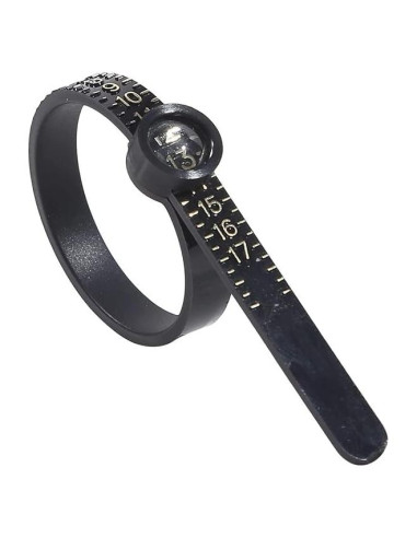 Medidor de Anillos Reutilizable Enyolidimk 1-17 con Lupa