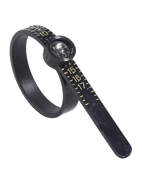 Medidor de Anillos Reutilizable Enyolidimk 1-17 con Lupa