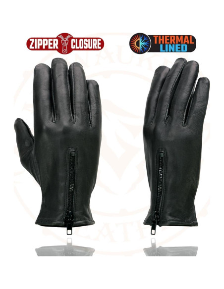 Guantes de Moto de Cuero Térmicos Milwaukee Leather SH226TH