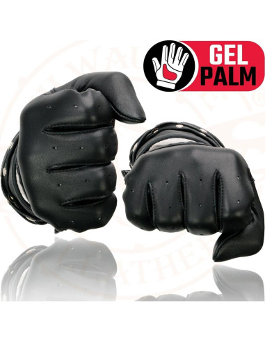 Guantes de moto mujer Milwaukee Leather MG7765 cuero negro