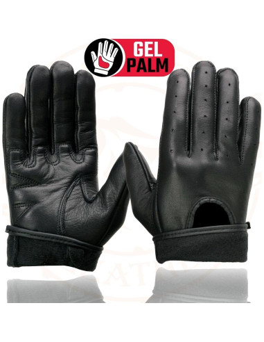 Guantes de moto mujer Milwaukee Leather MG7765 cuero negro