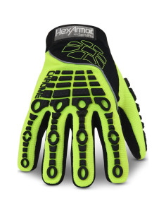 Guantes de Trabajo HexArmor 4026 Alta Visibilidad X-Pequeño 2