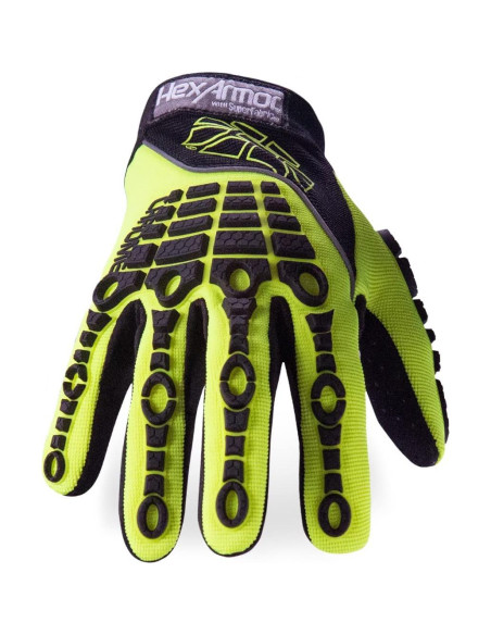 Guantes de Trabajo HexArmor 4026 Alta Visibilidad X-Pequeño