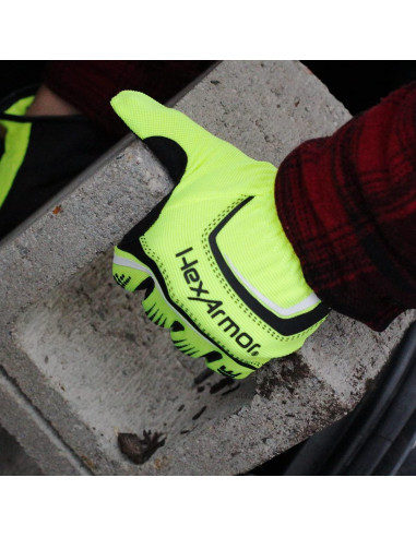 Guantes de Trabajo HexArmor 4033 X-Large Resistentes a Cortes