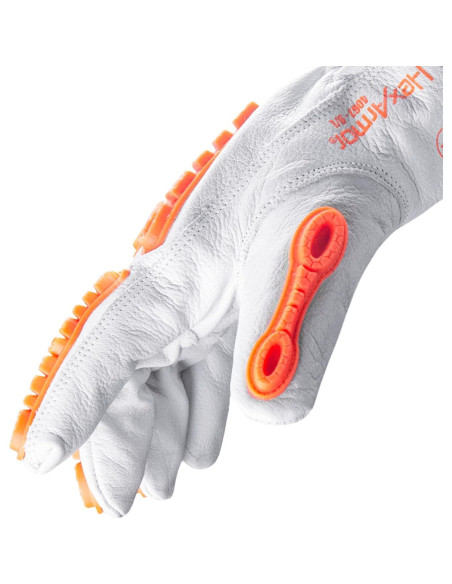 Guantes de Trabajo HexArmor 4067 Cuero A7 Impacto XL