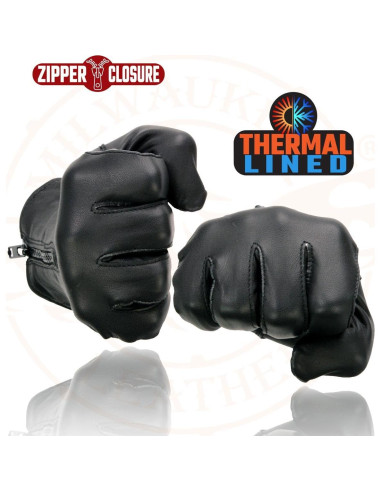 Guantes de Moto Térmicos Milwaukee Leather SH226TH Negros