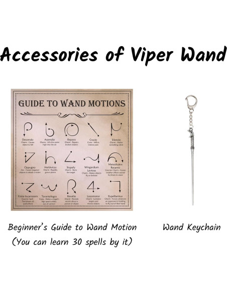 Varita Mágica KingVows Viper para Niños con Caja Regalo