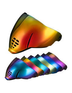 Visor PSLER IC-06 para Casco Icon Airflite Rojo