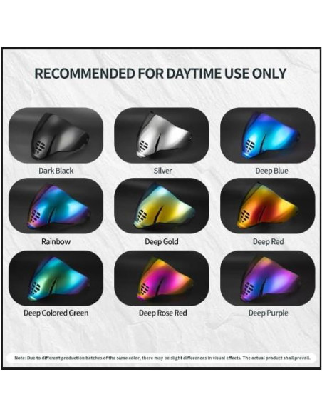 Visor PSLER IC-06 para Casco Icon Airflite Rojo