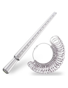 Medidor de Tamaño de Anillo GJ FAFA - Acero Inoxidable 0-13