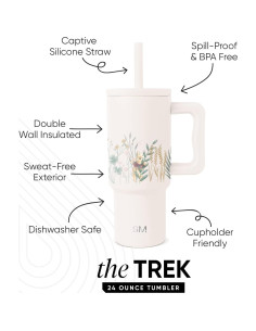 Taza Simple Modern 24 oz Winnie Pooh con Asa y Tapa Silicona 2