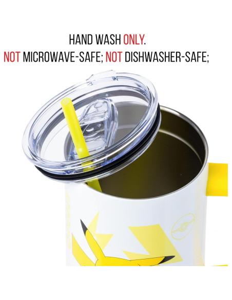 Vaso Térmico Acero Inoxidable Silver Buffalo Pikachu 1.18L