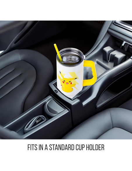 Vaso Térmico Acero Inoxidable Silver Buffalo Pikachu 1.18L