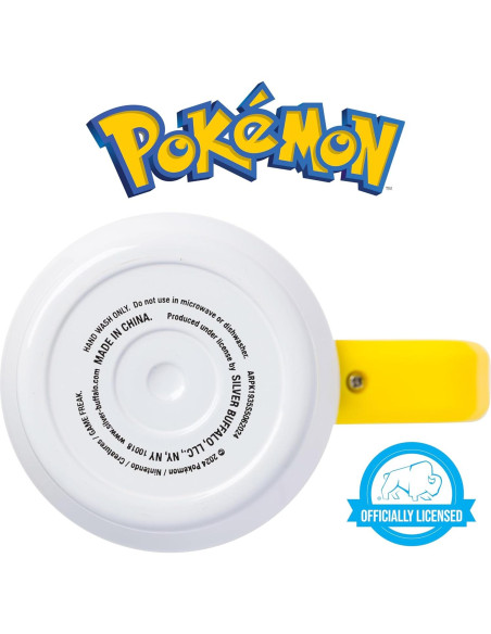 Vaso Térmico Acero Inoxidable Silver Buffalo Pikachu 1.18L