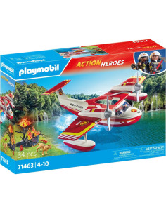 Aeronave de Bomberos Playmobil 71463 con 34 Accesorios 2