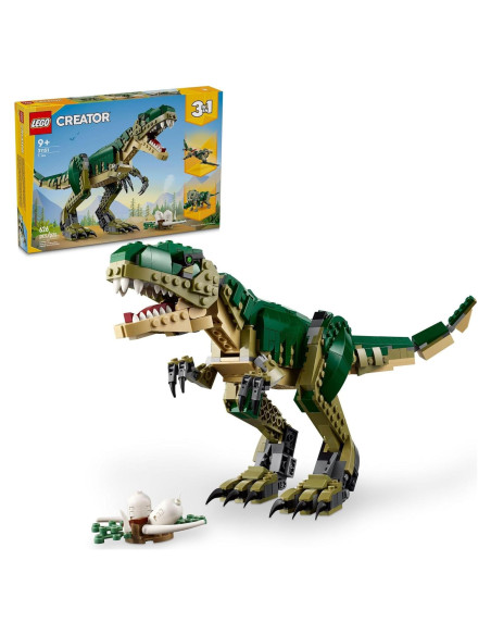 LEGO Creator 3 en 1 T-Rex, Triceratops y Pterodáctilo - 626 Piezas