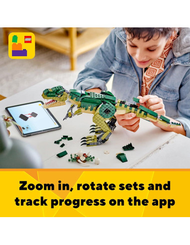 LEGO Creator 3 en 1 T-Rex, Triceratops y Pterodáctilo - 626 Piezas