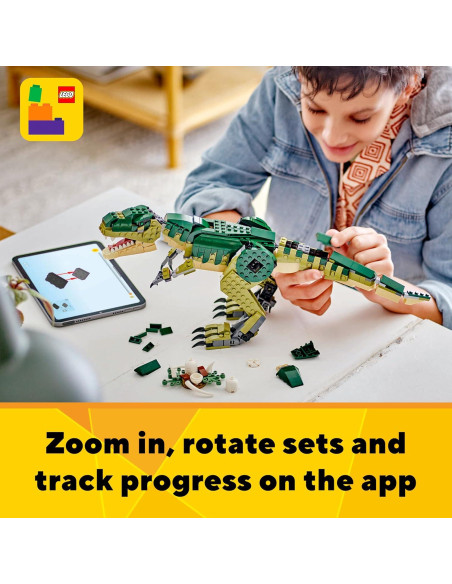 LEGO Creator 3 en 1 T-Rex, Triceratops y Pterodáctilo - 626 Piezas