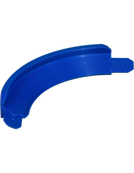 Curva Banca 90 Grados Hot Wheels Naranja Conectores Integrados