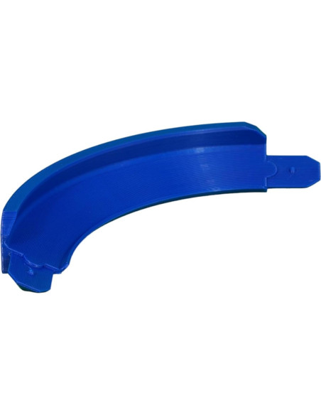 Curva Banca 90 Grados Hot Wheels Naranja Conectores Integrados