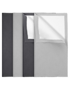 Paquete de 4 Paños de Limpieza de Joyas Xthrotsenk 19.5x10cm