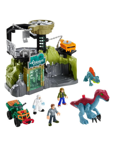 Set de Juego Fisher-Price Imaginext Mundo Jurásico con Figuras