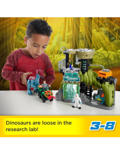 Set de Juego Fisher-Price Imaginext Mundo Jurásico con Figuras 2